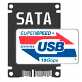 Производительность SATA-накопителей при подключении через USB 3.1/3.2