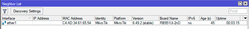 Mikrotik регистрация устройств по mac адресу