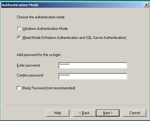 Windows authentication